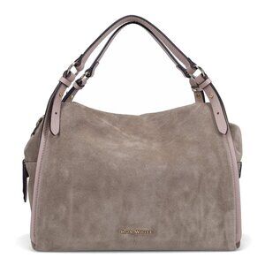 Ron White Dublin Genuine Suede Satchel